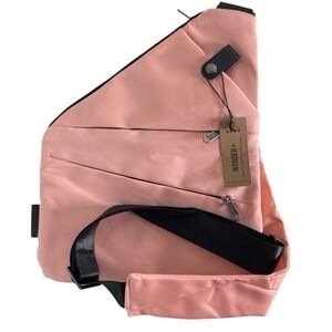 Wander+ Anti Theft Sling Bag Crossbody Chest Pack Waterproof Pink Travel Purse